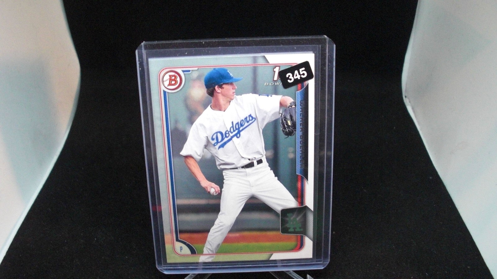 walker buehler 1st bowman: in top loader