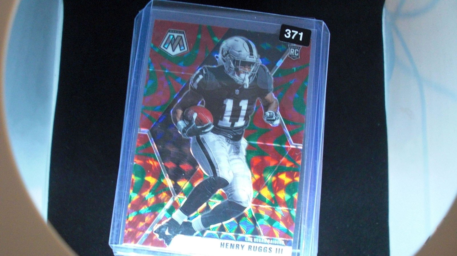 henry ruggs green reactive mosaic rookie (1 of 1)