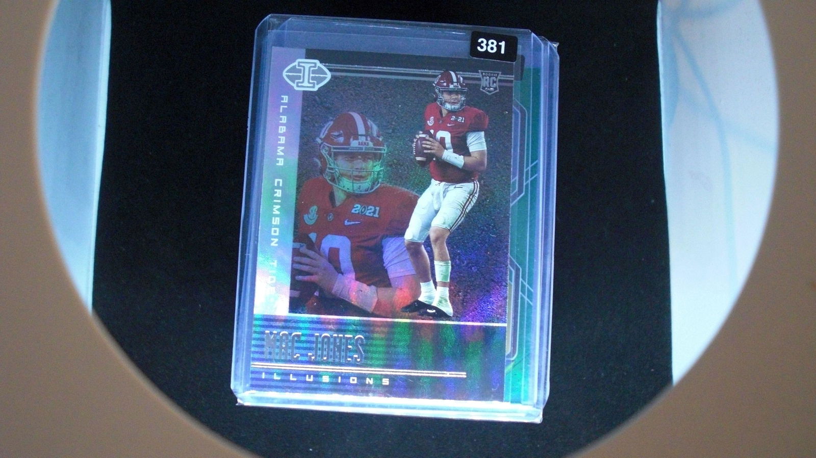 mac jones rookie card (1 of 1)