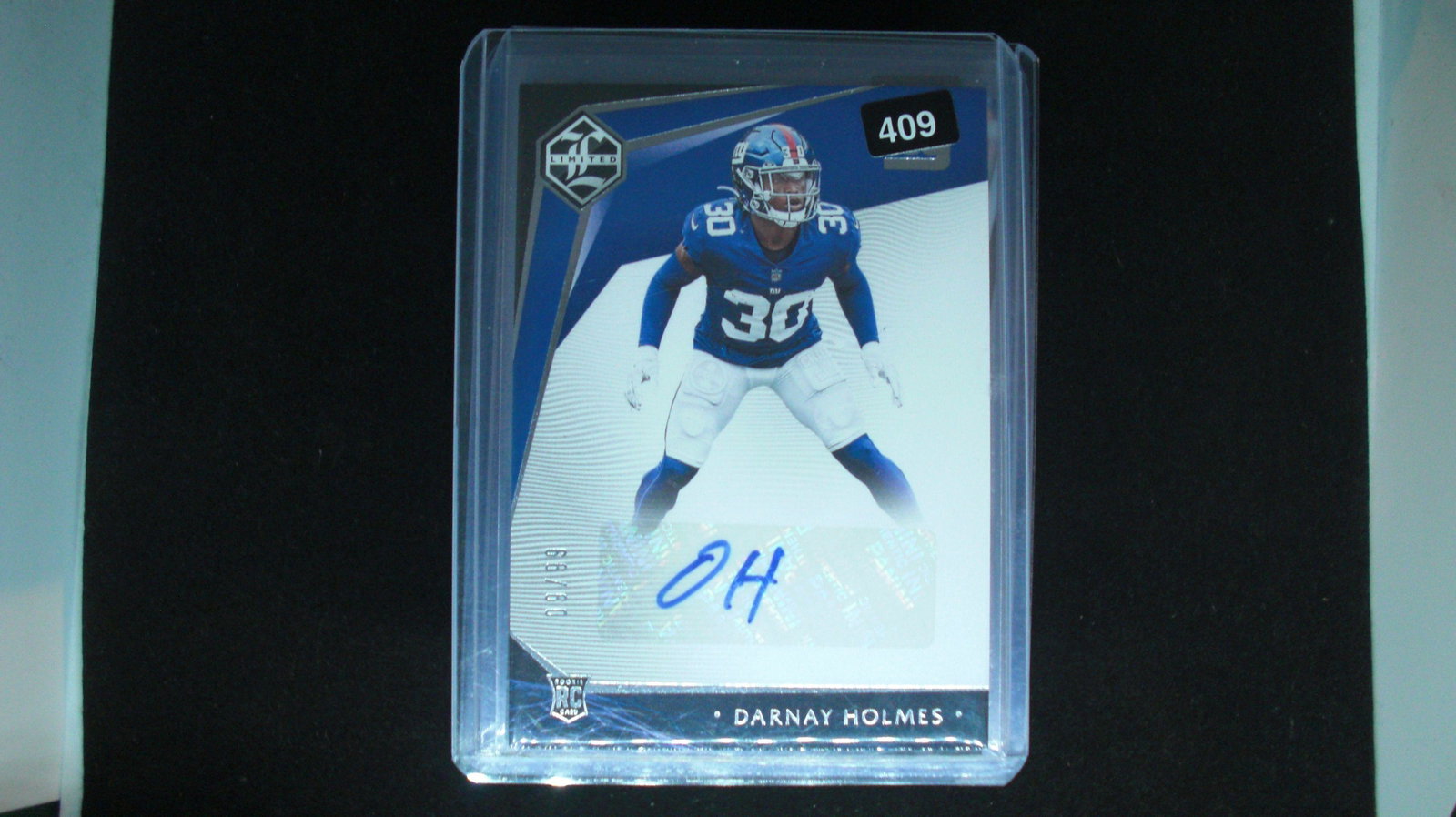 darnay holmes auto card 09/99: in top loader