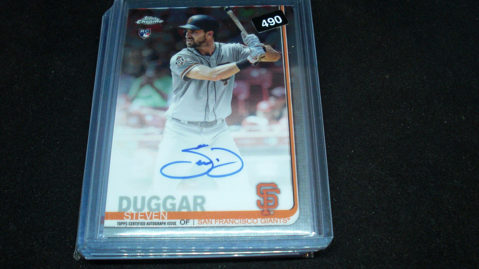 Steven duggar Topps Chrome rookie auto (1 of 1)
