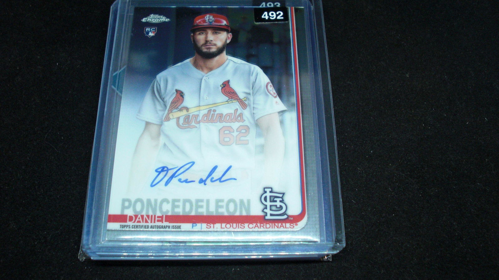 Daniel poncedeleon Cardinals rookie autograph (1 of 1)