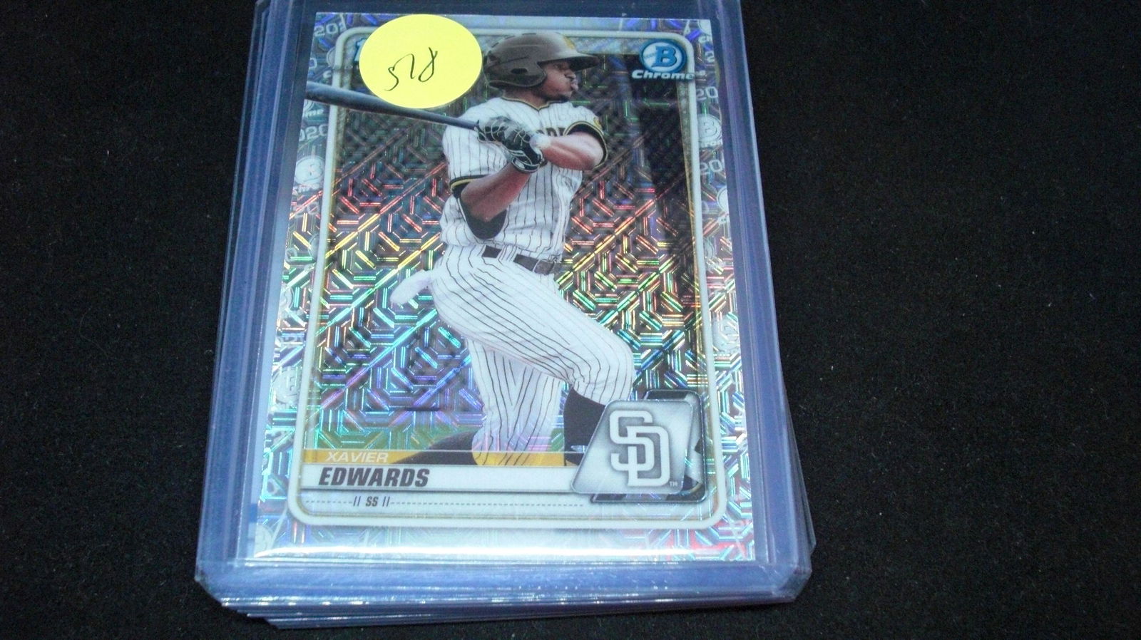 xaviar Edwards first Bowman Chrome mojo (1 of 1)