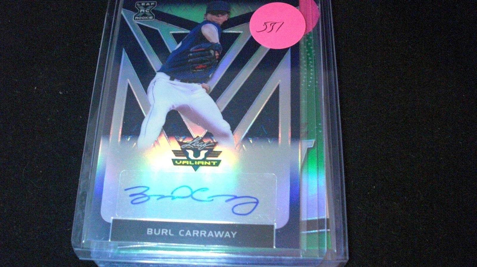 burl carraway leaf rookie auto 26/50 (1 of 1)