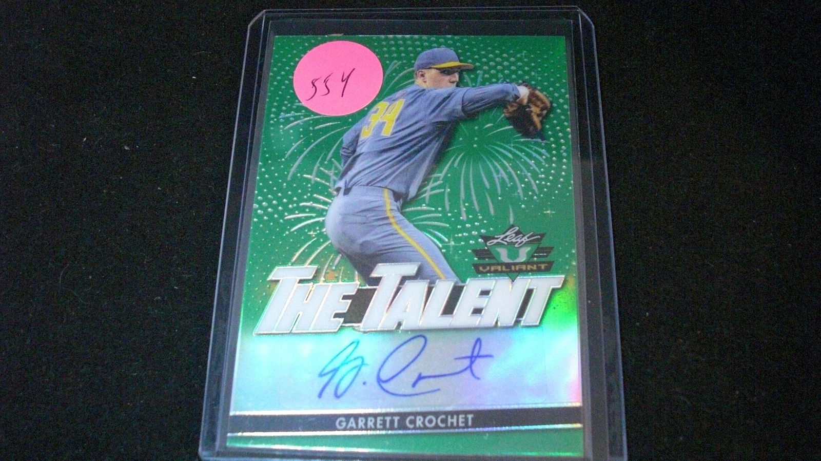 garrett crochet the talent leaf auto 98/99 (1 of 1)