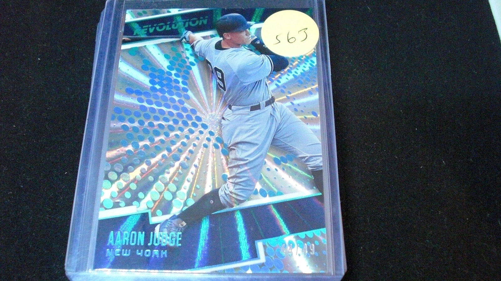 aaron judge revolution sunburst 44/49: in top loader