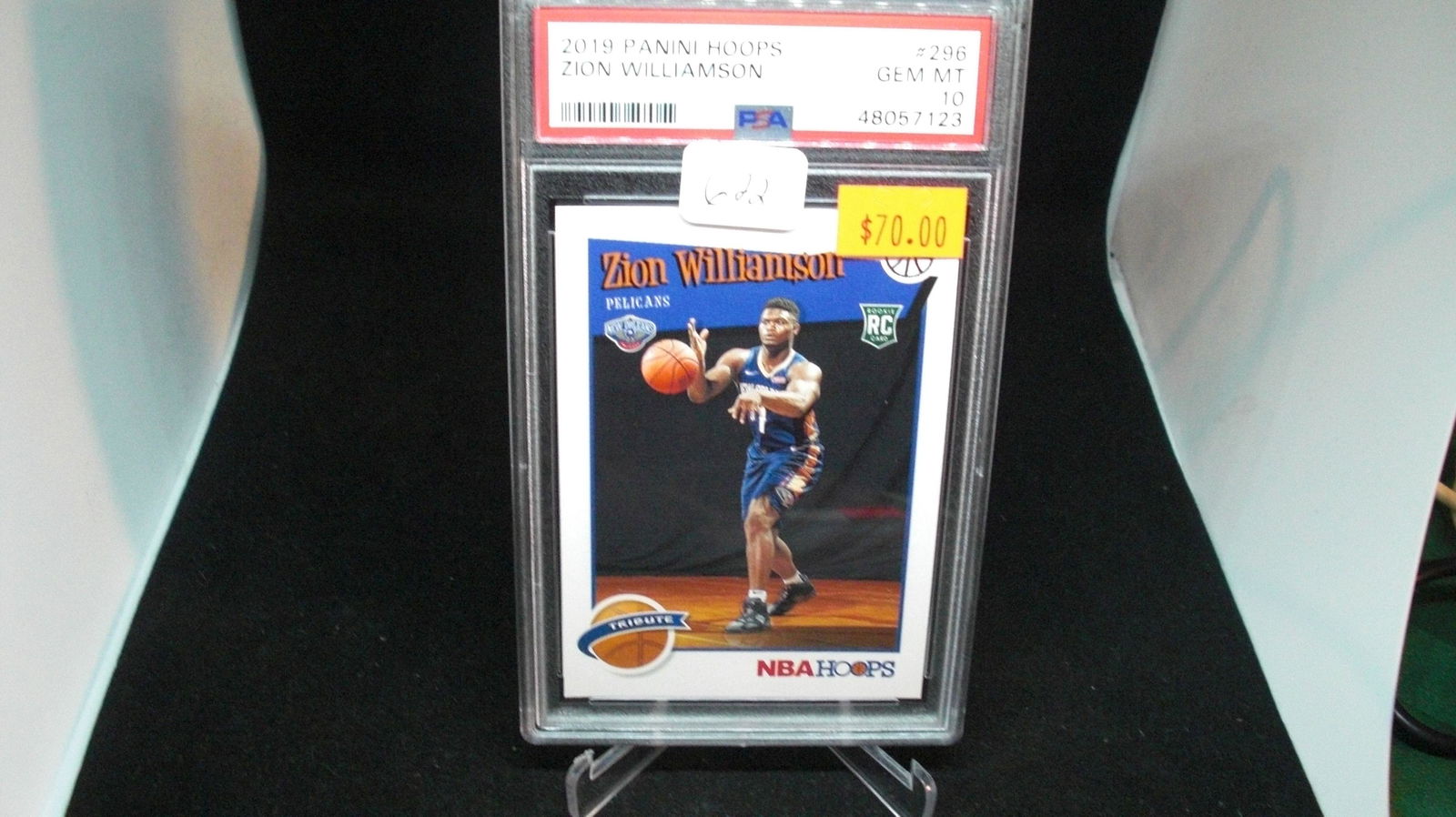psa graded gem 10 zion williamson rookie card (1 of 1)
