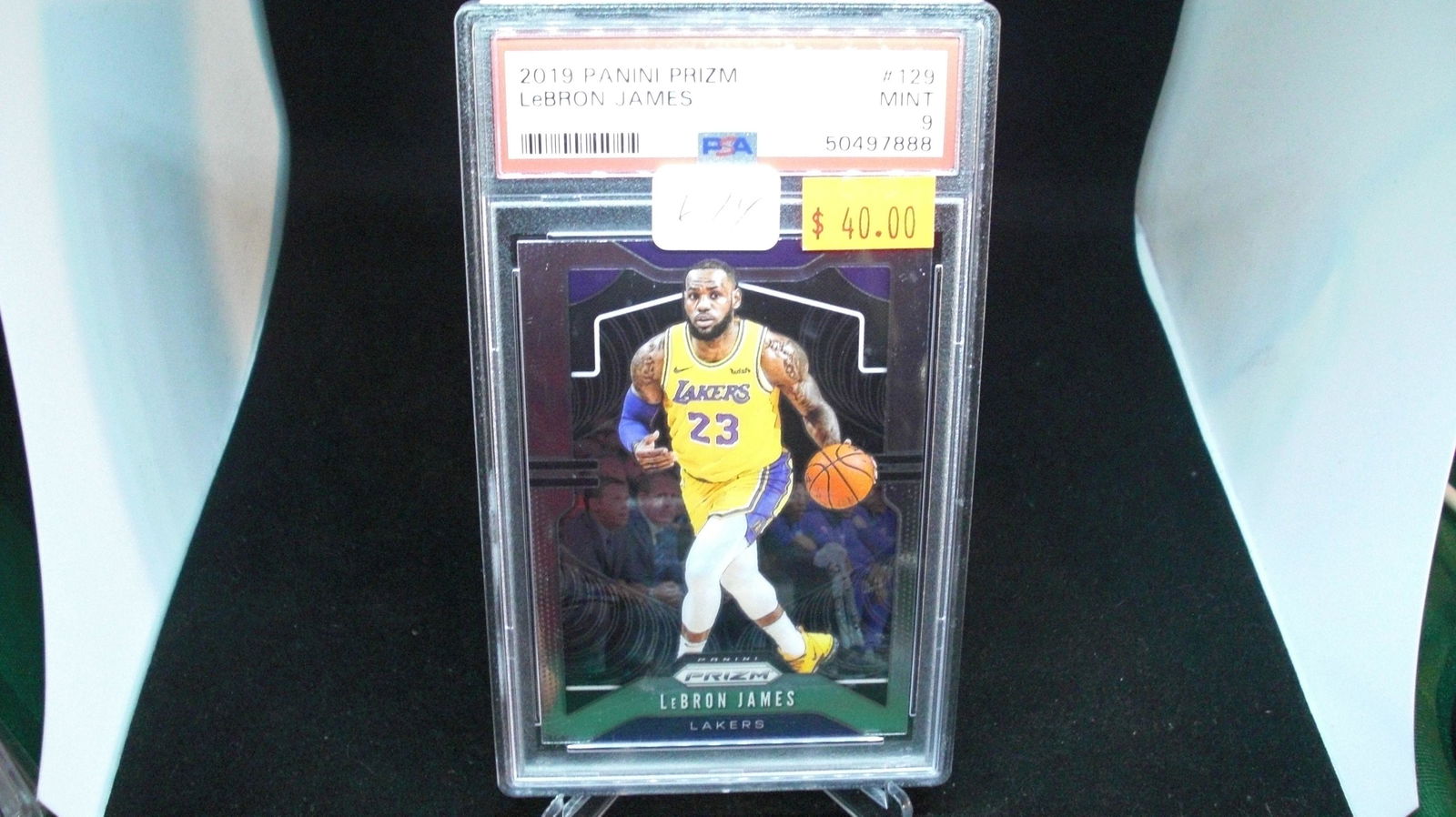 psa graded 9 mint lebron james prizm (1 of 1)