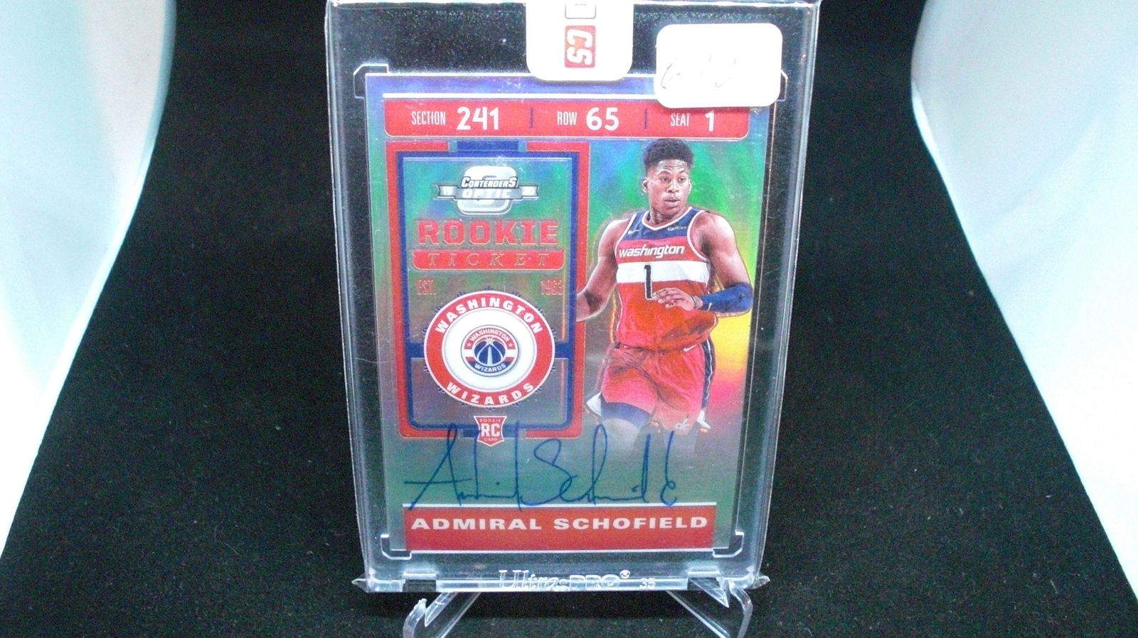 admiral schofield silver rookie auto (1 of 1)