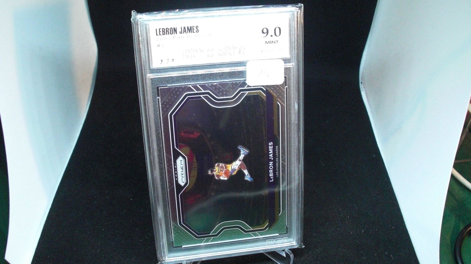 dga graded 9 mint lebron james prizm landscape (1 of 1)