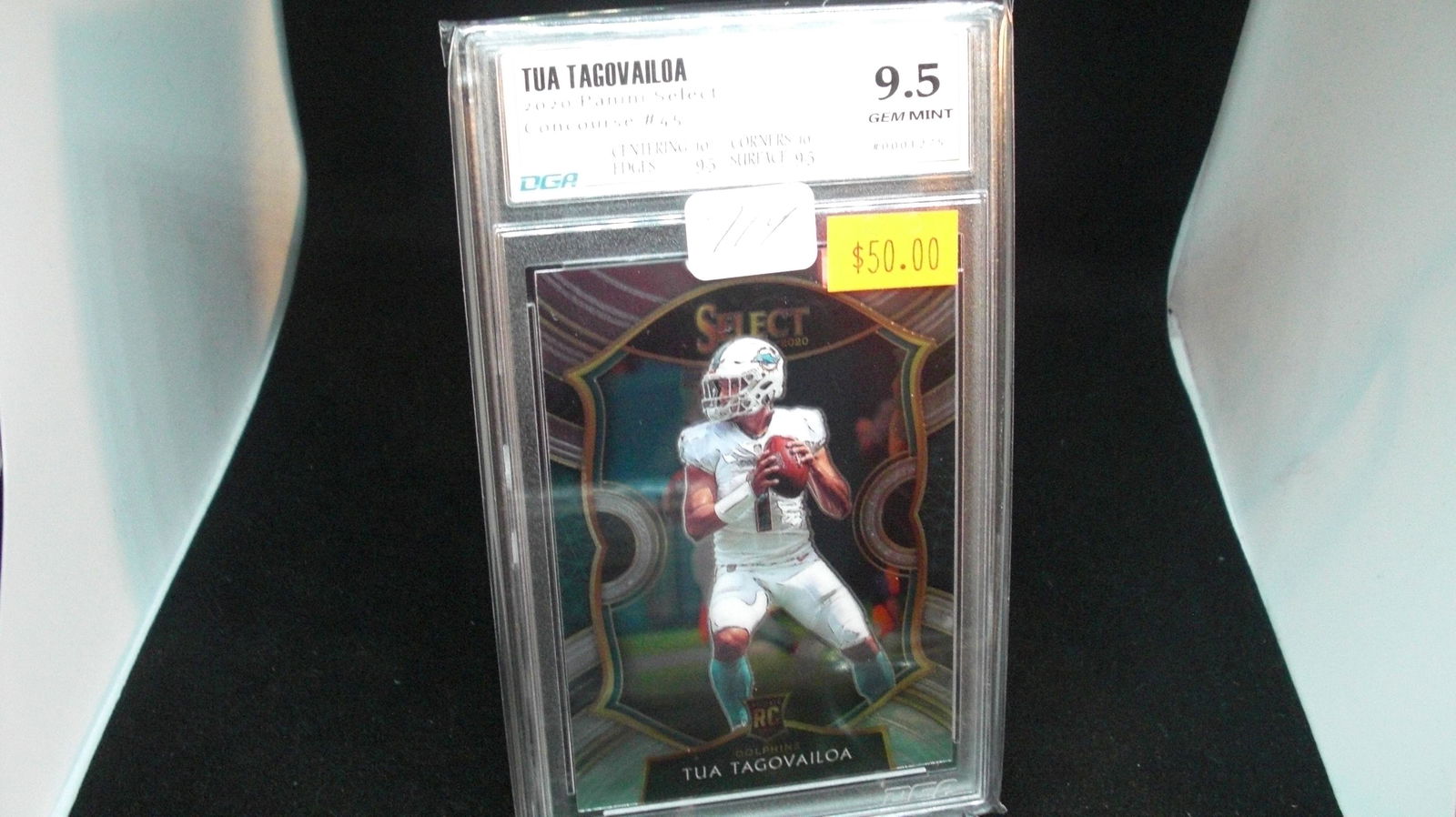 dga graded 9.5 mint tua tagovailoa select rookie (1 of 1)