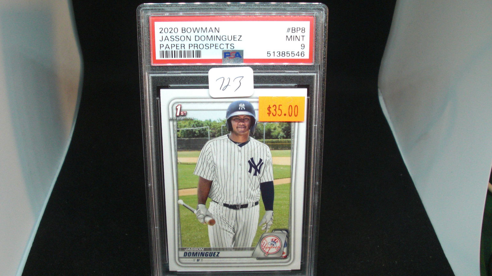 psa graded 9 mint jasson dominguez bowman (1 of 1)
