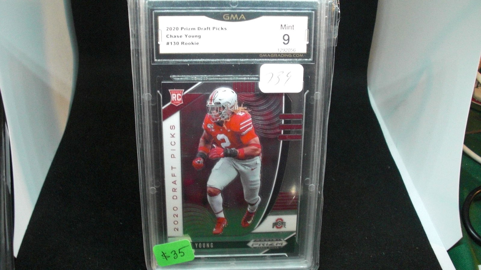 gma graded 9 chase young rookie catrd (1 of 1)