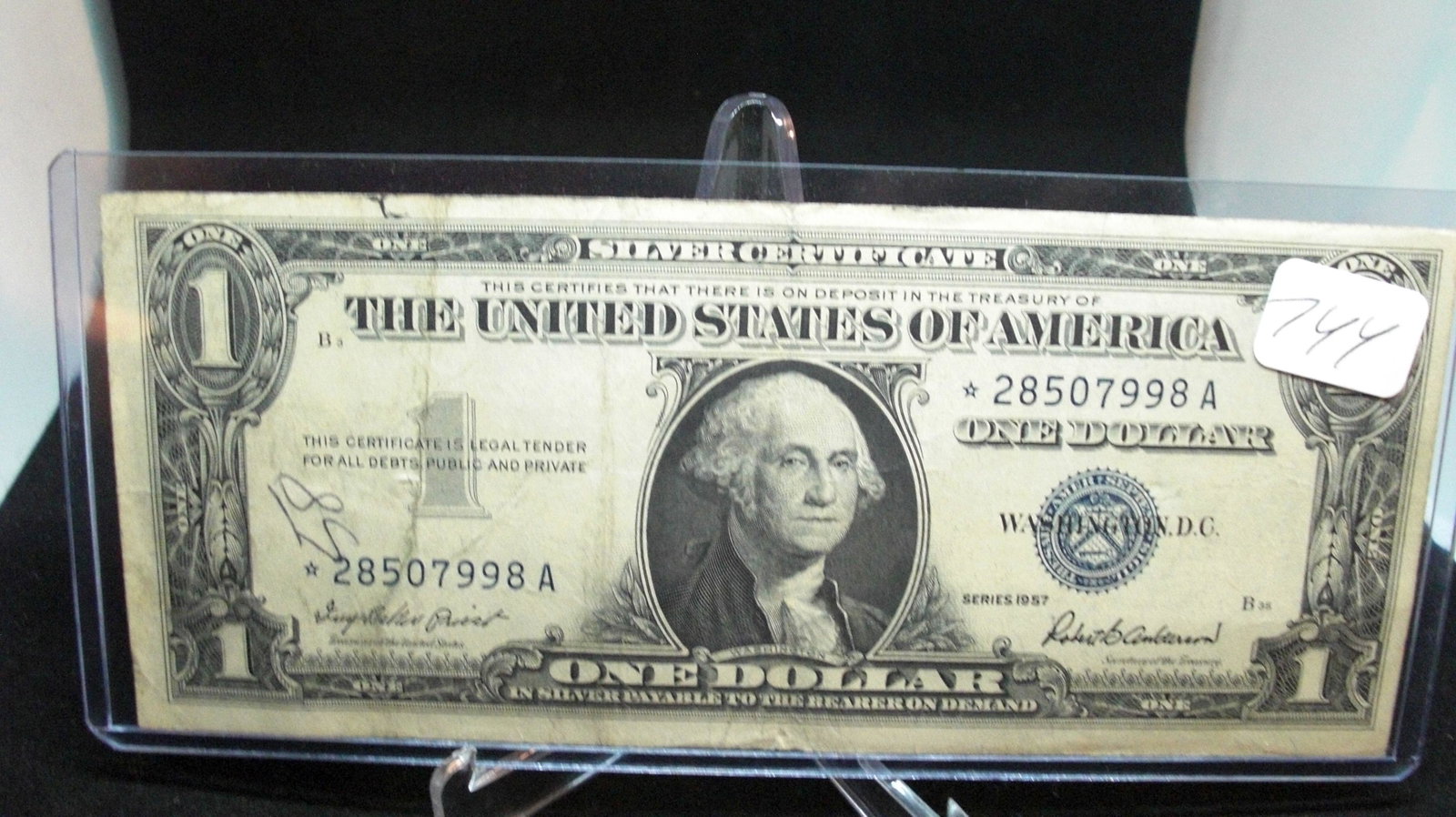 1957 series silver certificate: 1957 series silver certificate