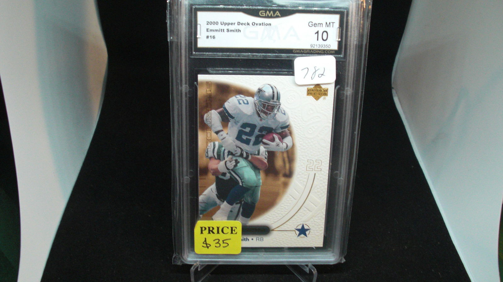 gma graded gem 10 emmitt smith ovation (1 of 1)