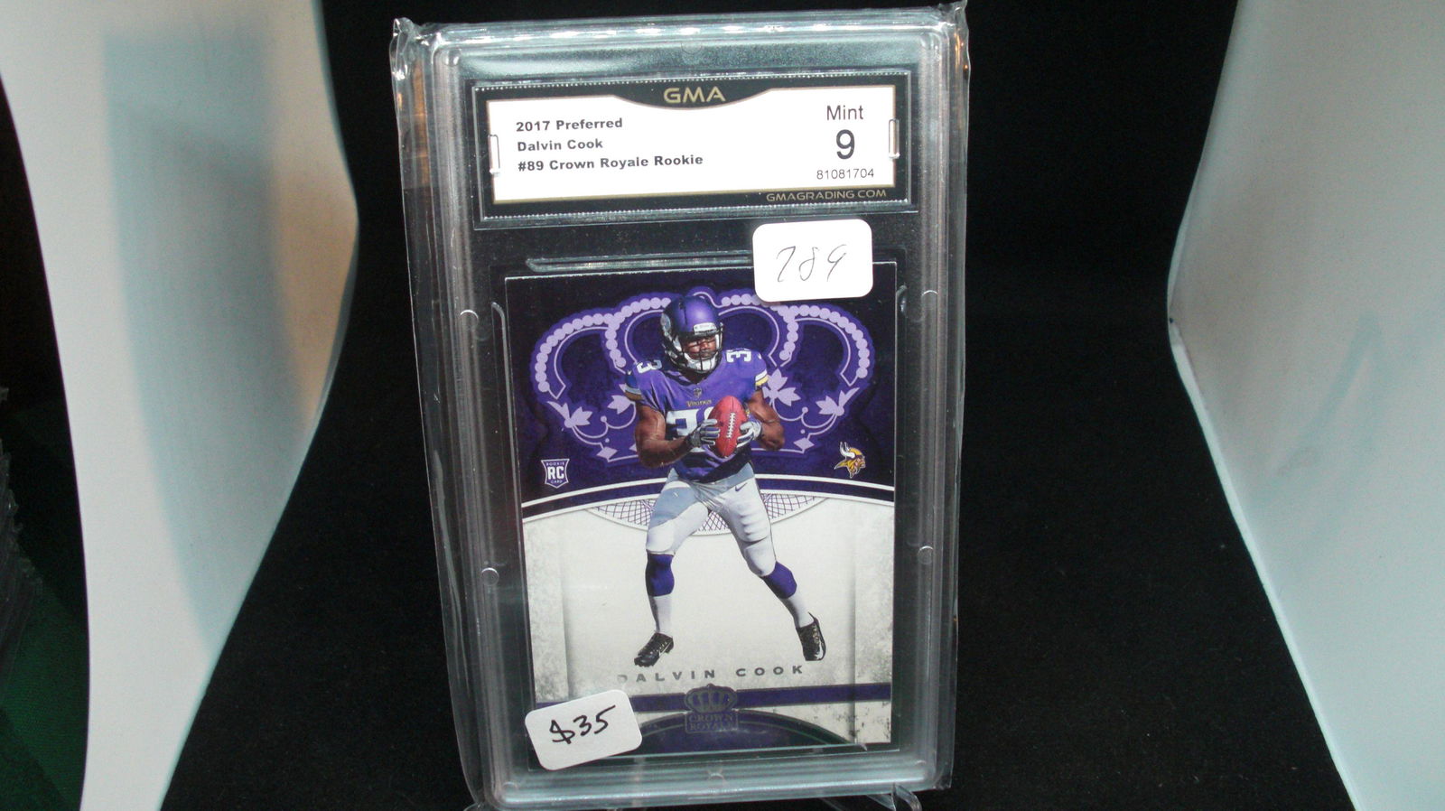 gma graded mint 9 dalvin cook rookie (1 of 1)