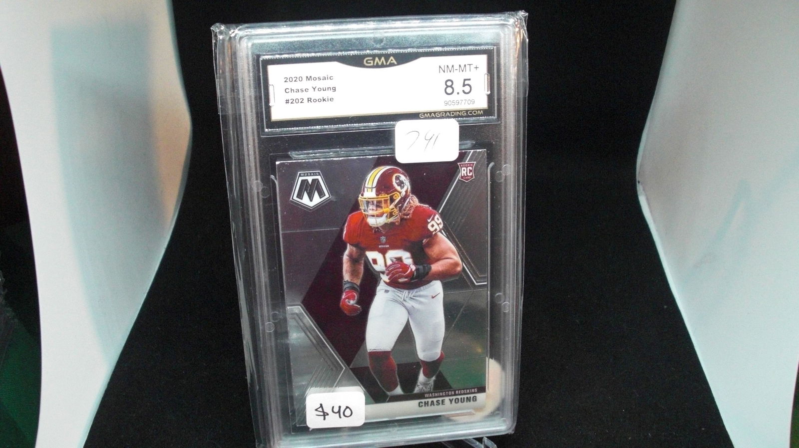 gma graded 8.5 chase young rookie (1 of 1)