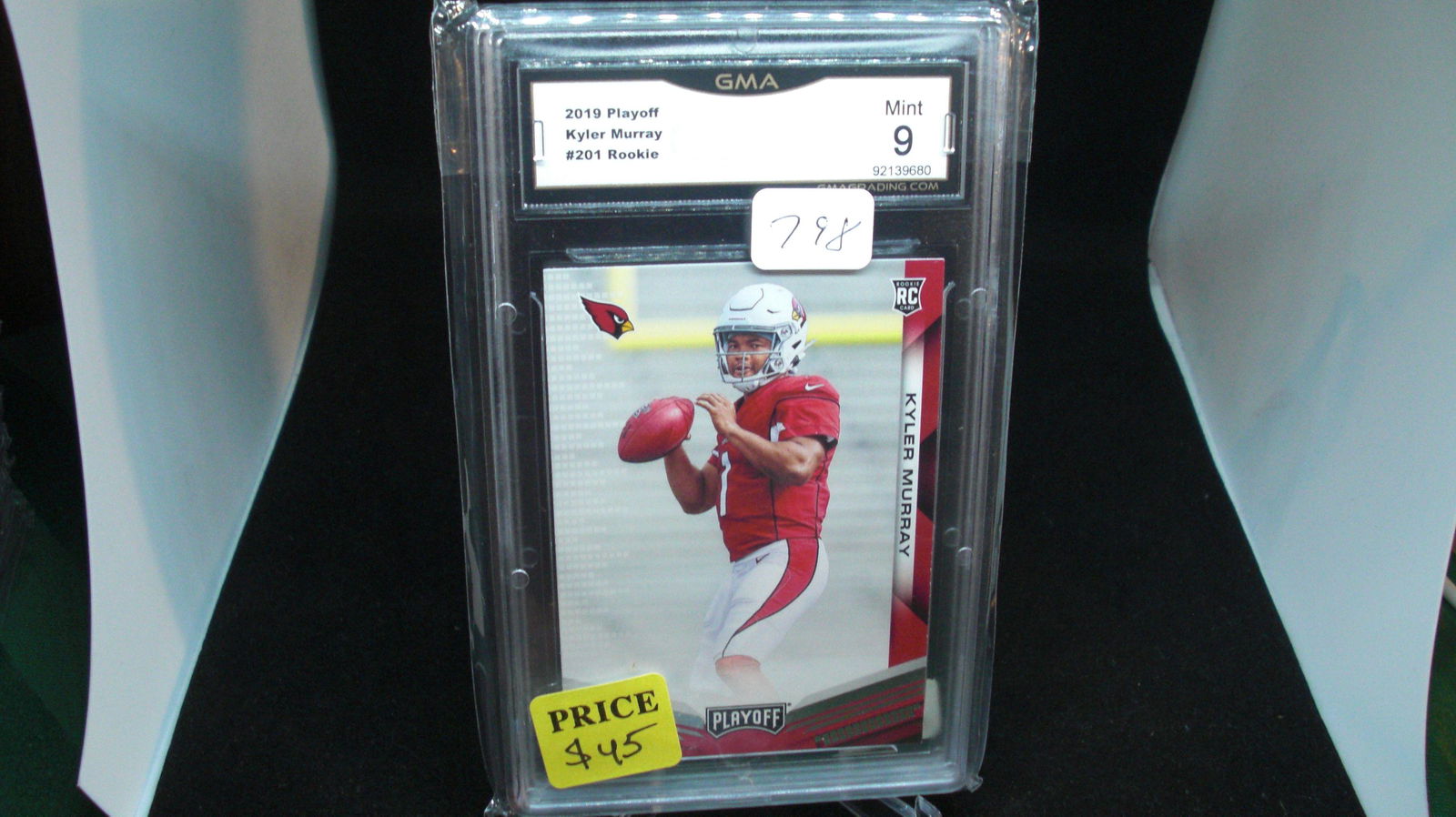 gma graded Mint nine kyler Murray rookie card (1 of 1)
