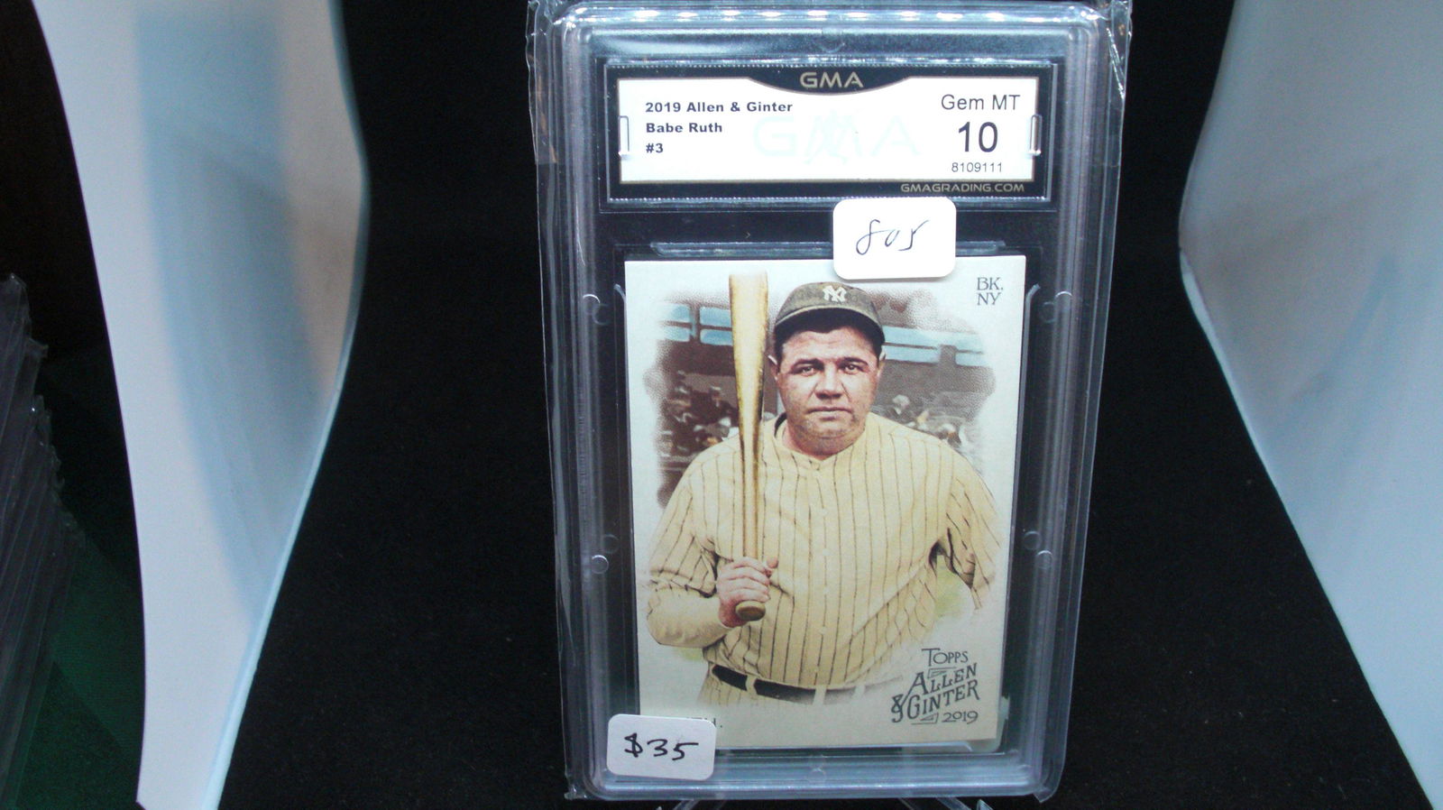gma graded Mint 10 Babe Ruth Allen and ginter (1 of 1)