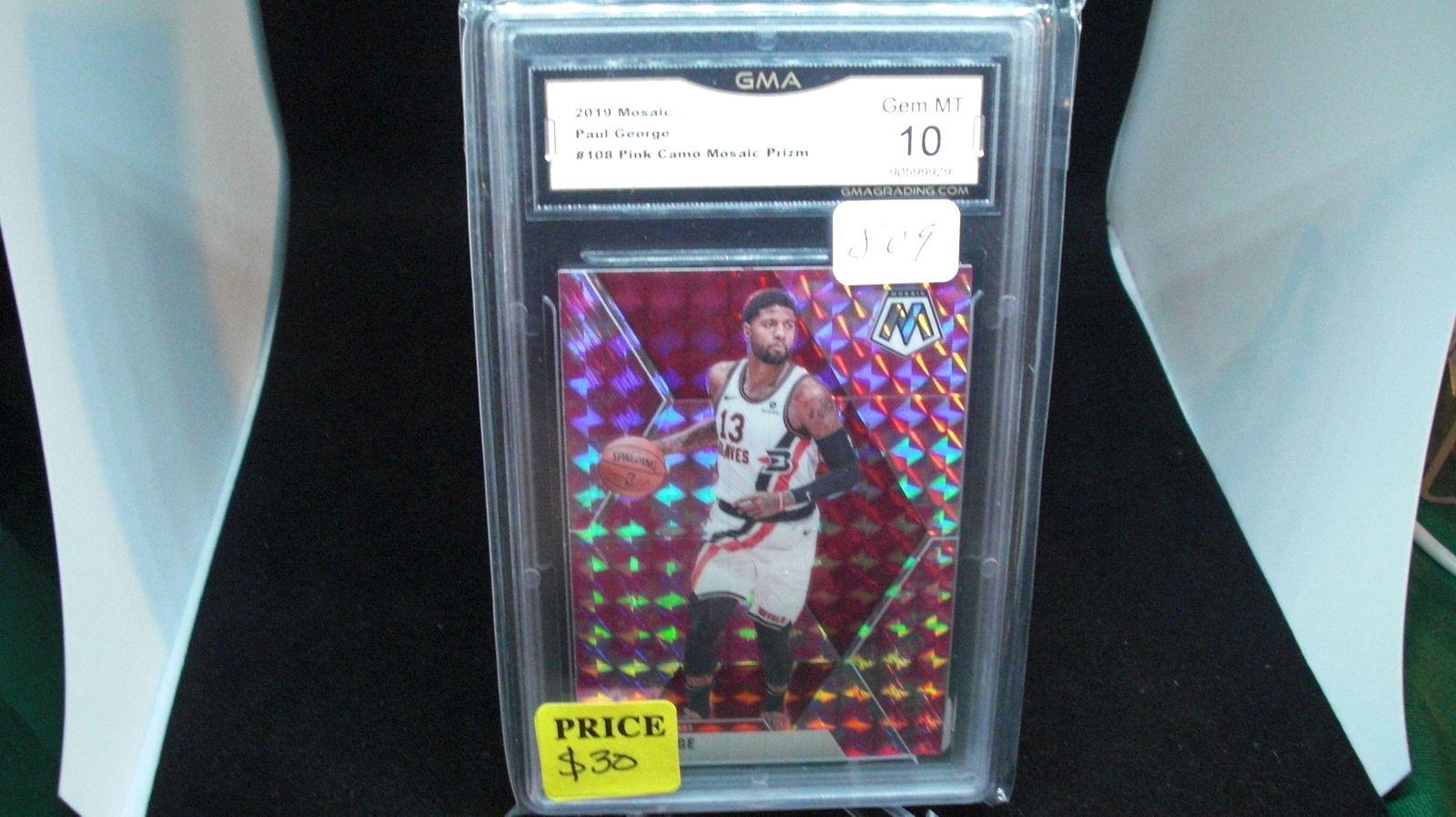 gma graded Mint 10 Paul George pink camos (1 of 1)