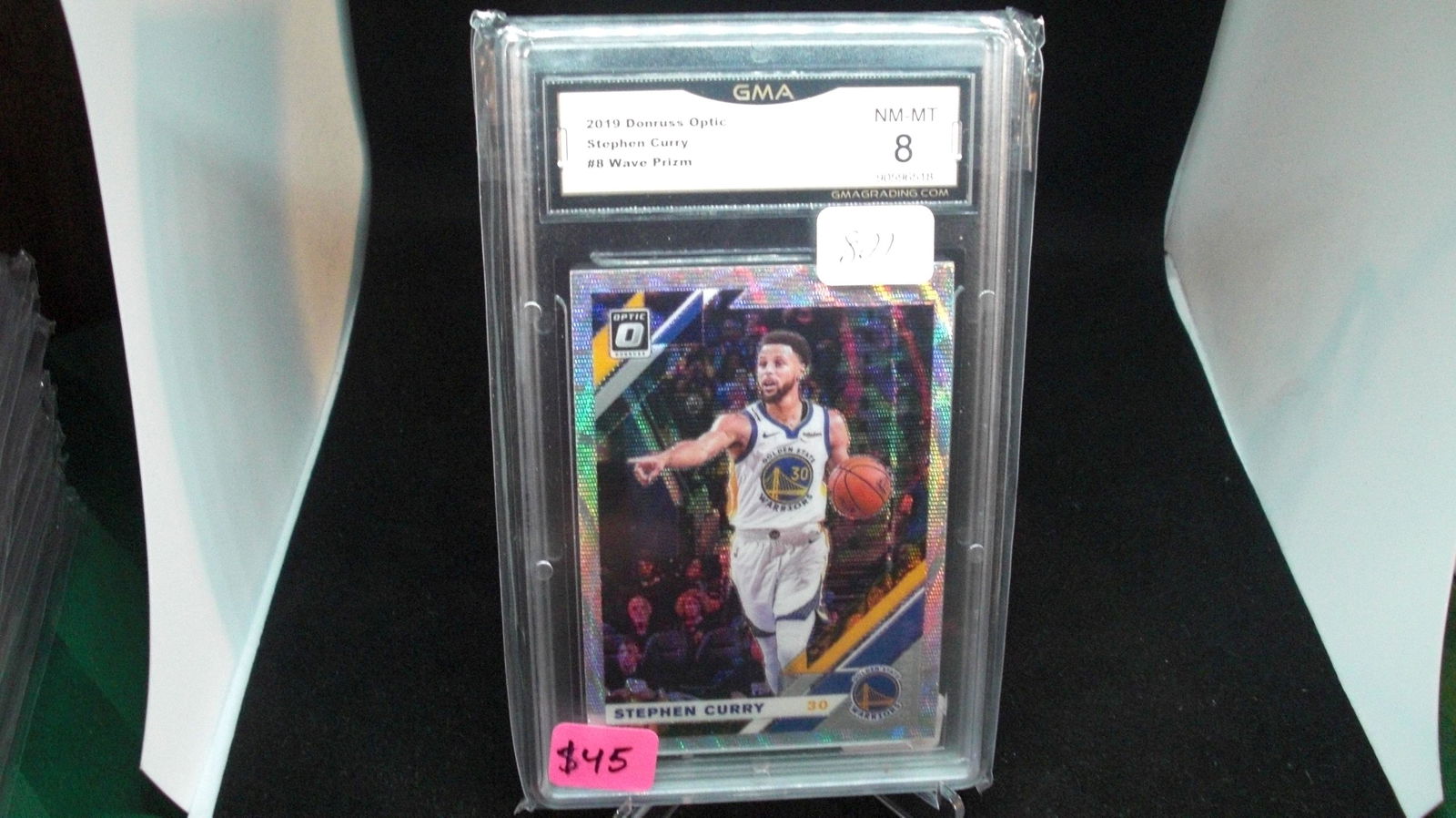 gma graded 8 steph curry silver wave (1 of 1)