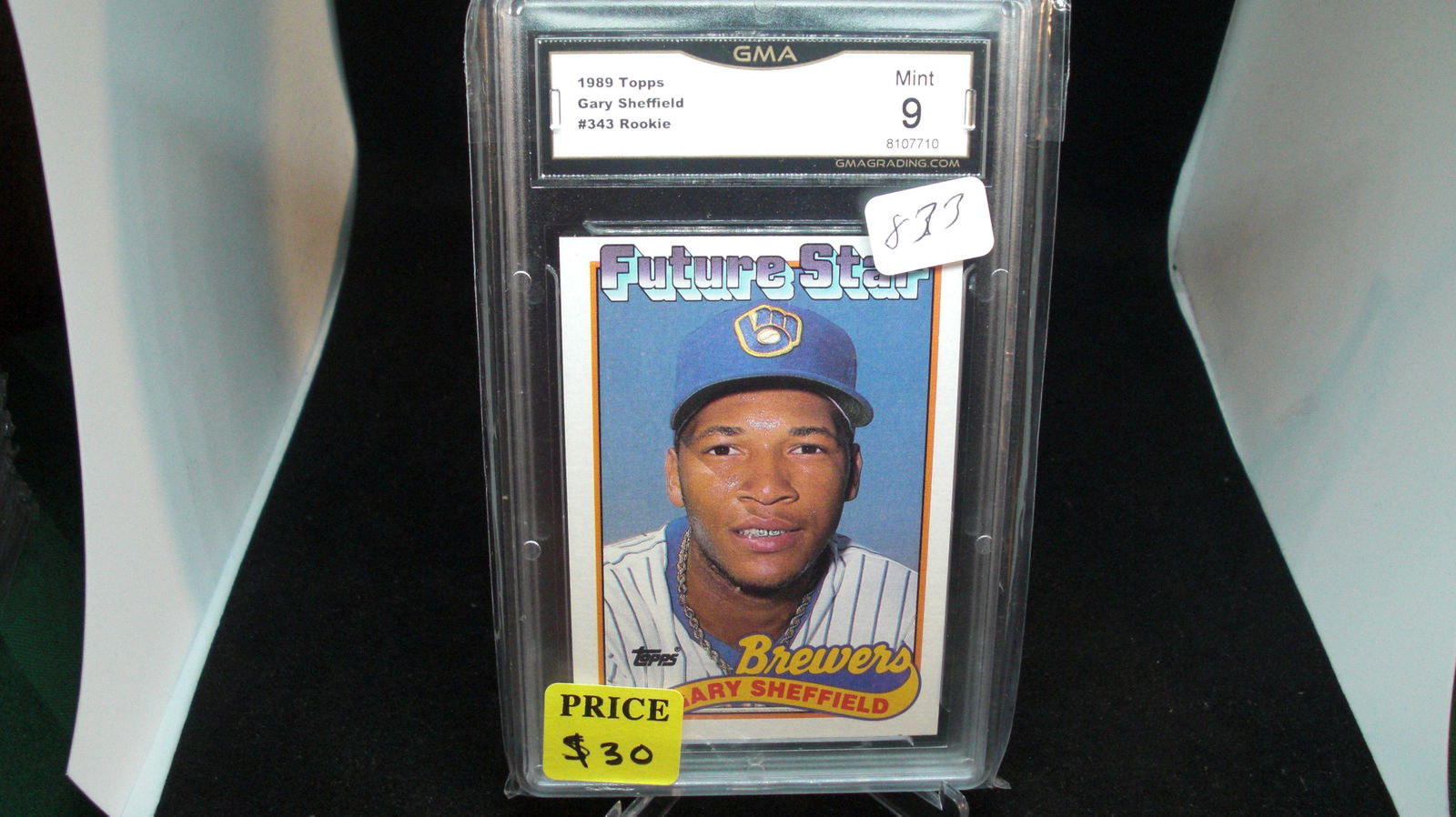 gma graded mint 9 gary sheffield  rookie (1 of 1)