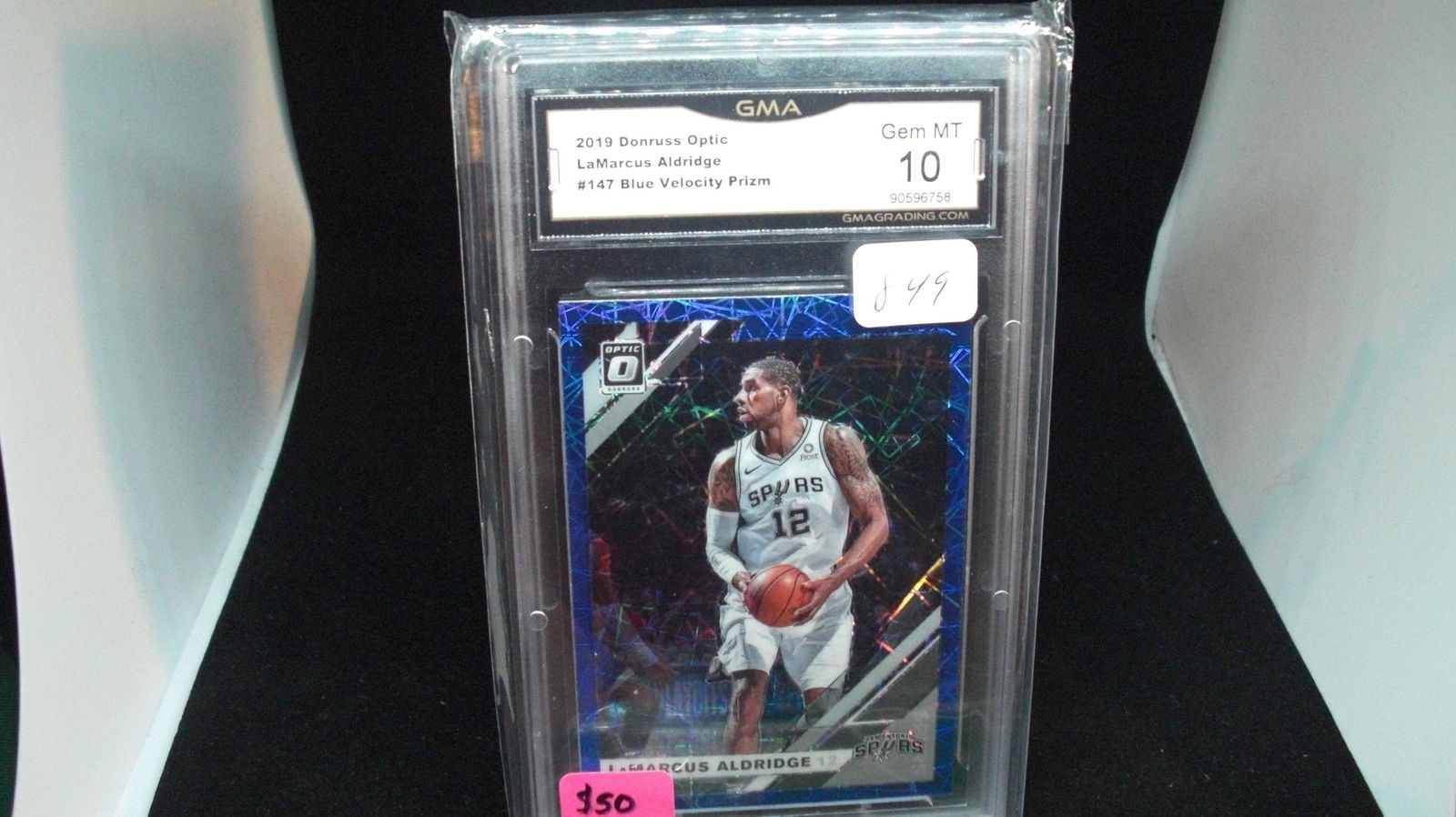 gma gem mint 10 lamarcus aldridge blue velocity (1 of 1)