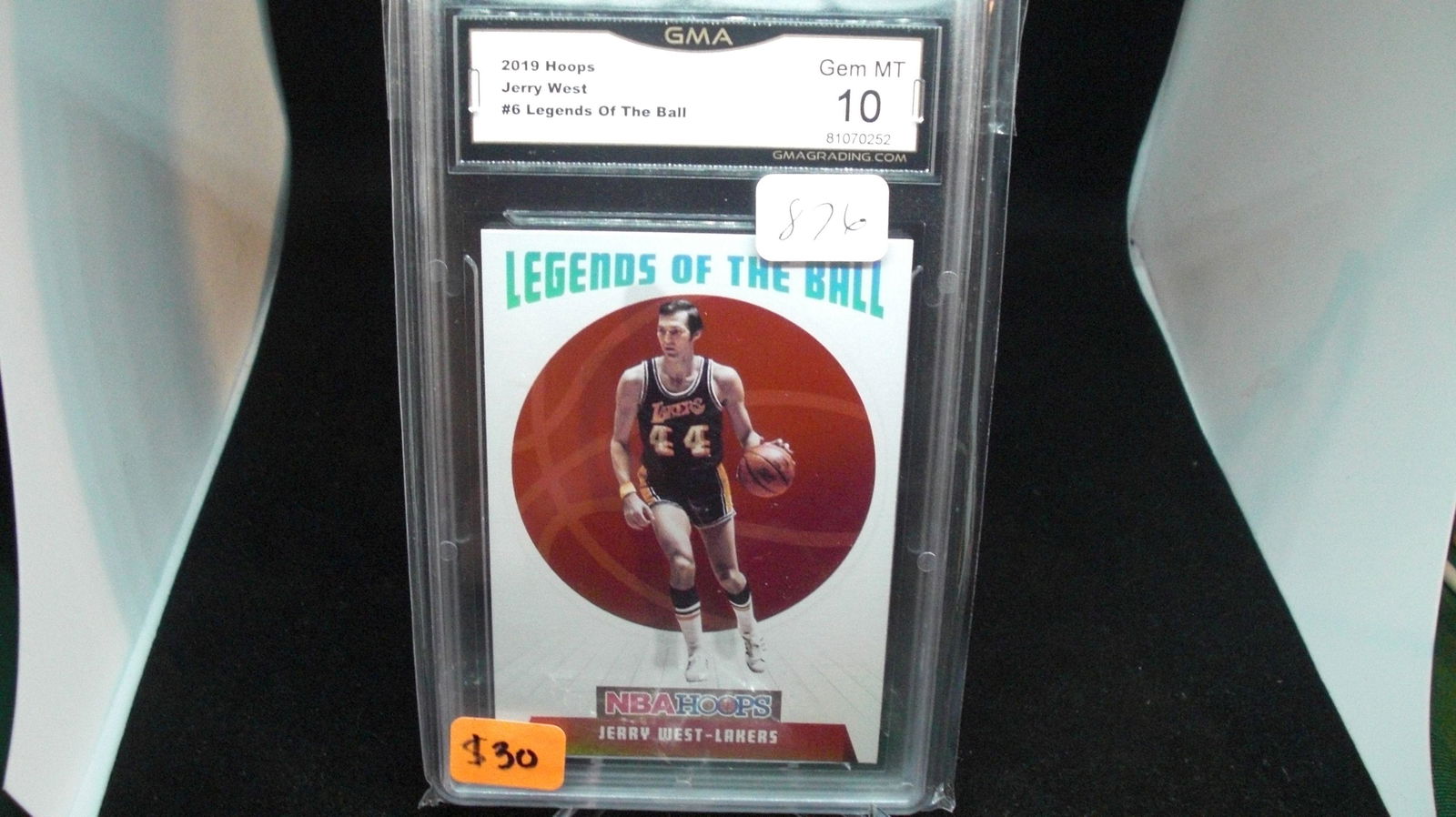 gma mint 10 jerry west legends of the ball (1 of 1)