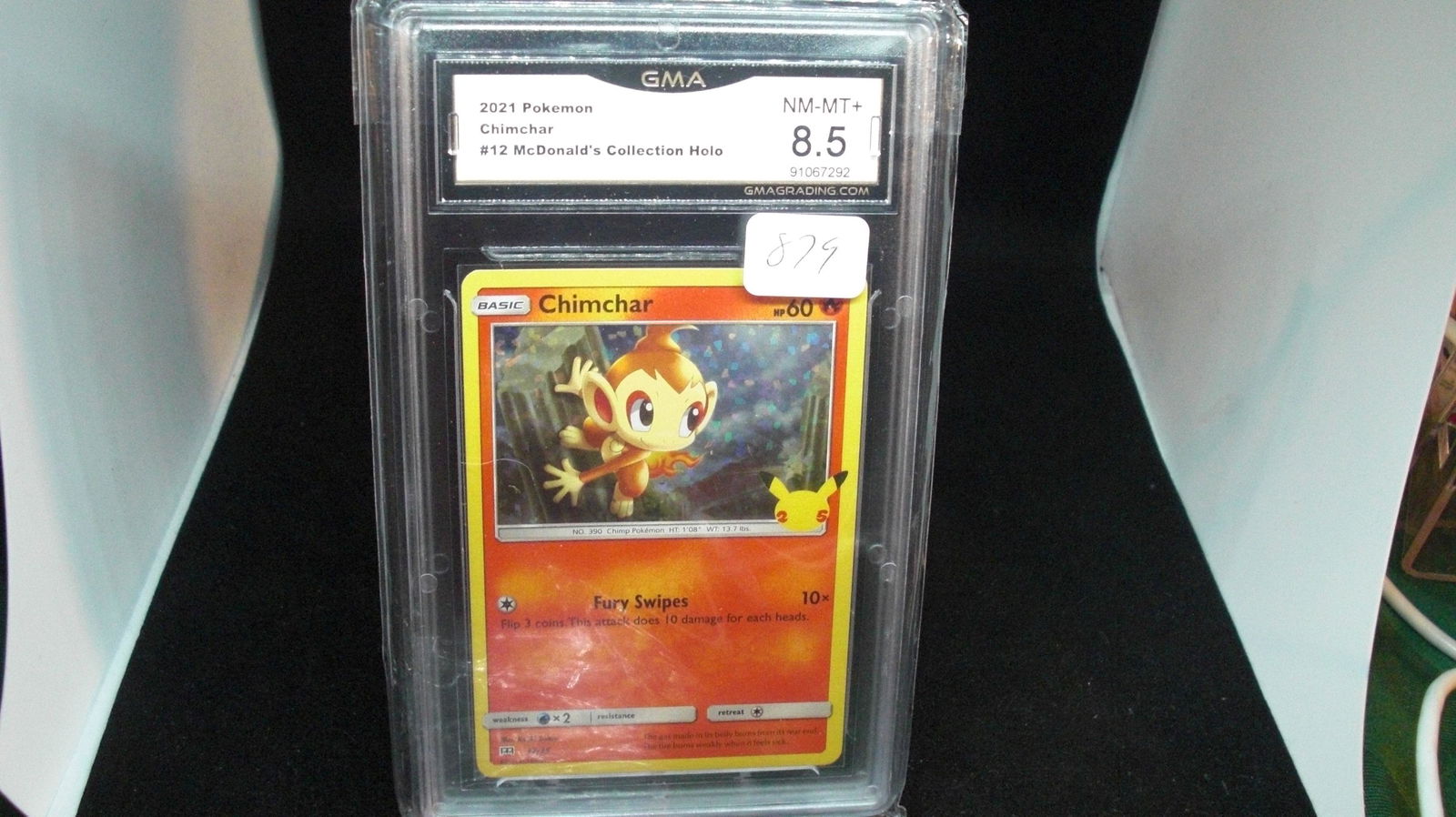gma graded 8.5 pokemon chimchar (1 of 1)