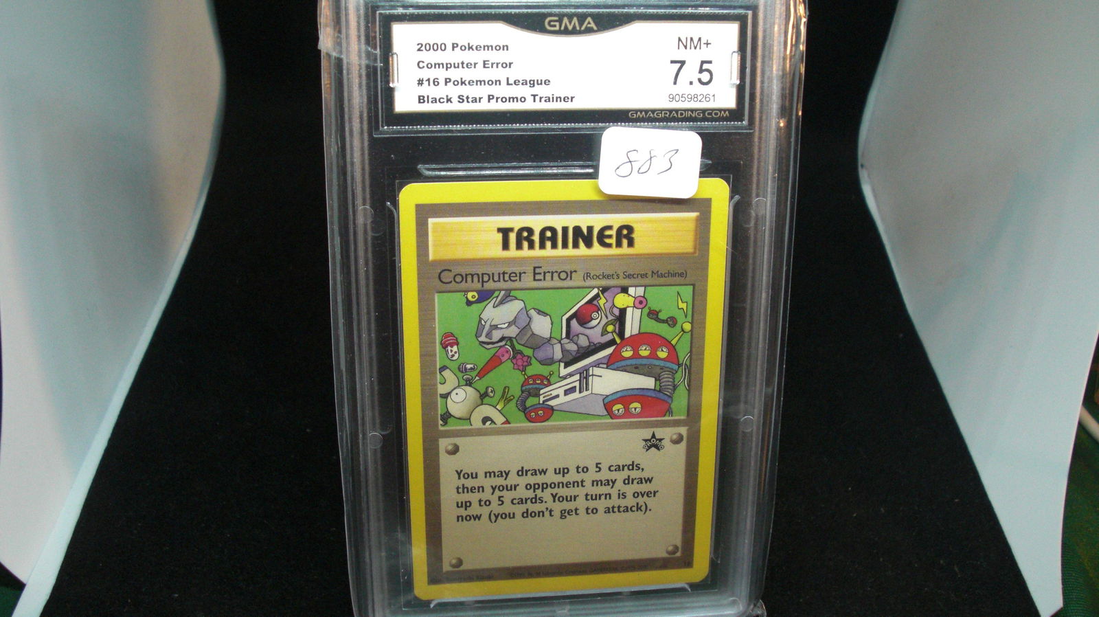 gma graded 7.5 pokemon computer error card (1 of 1)