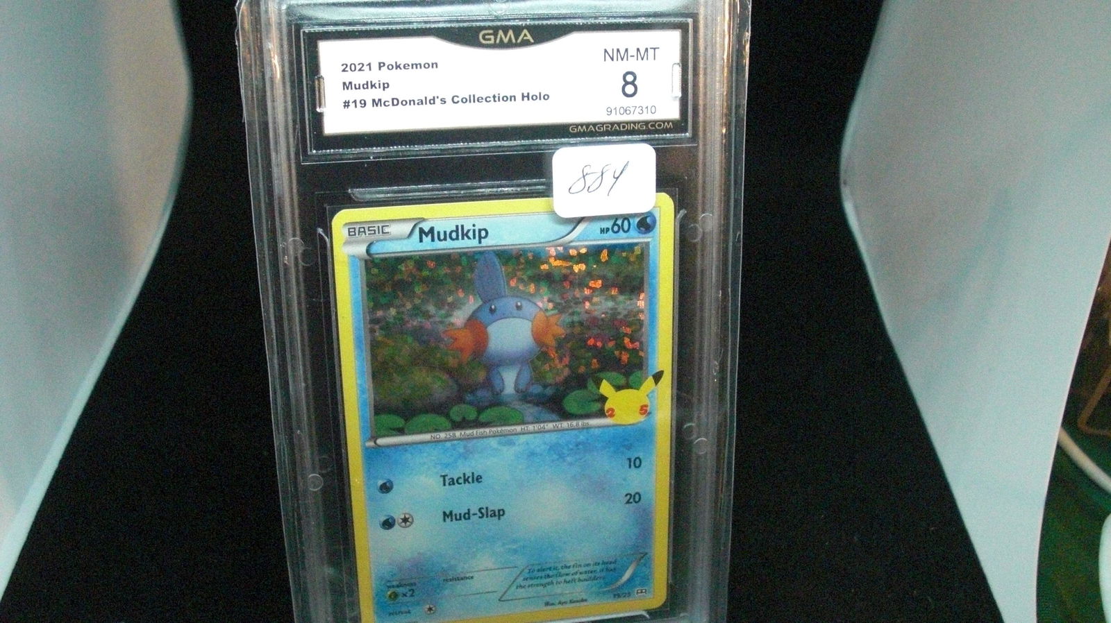 gma graded 8 pokemon mudkip card (1 of 1)