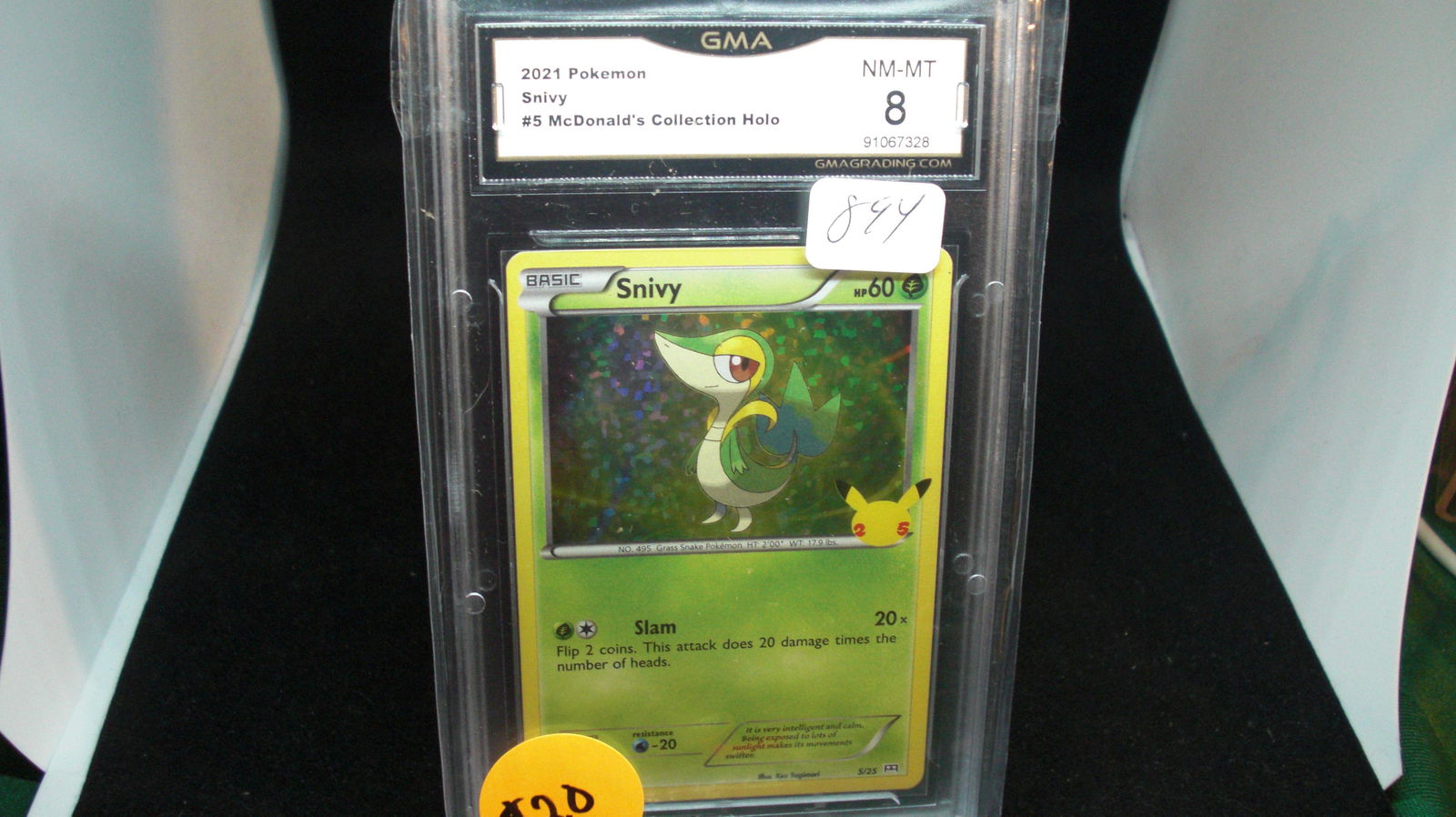 gma graded 8 mcdonalds series pokemon card (1 of 1)