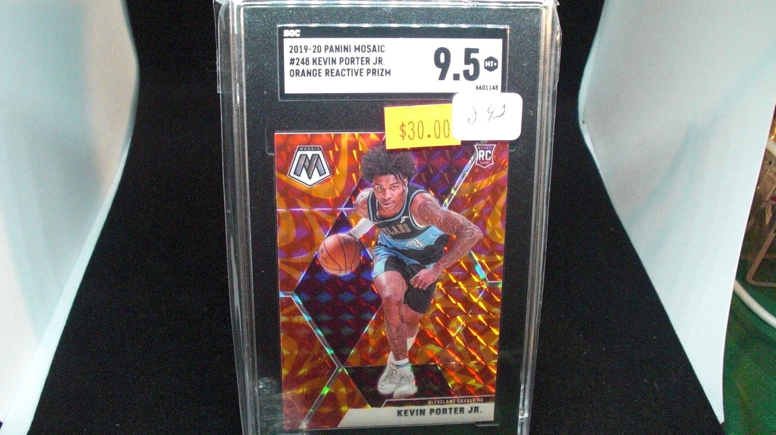 sgc graded 9.5 kevin porter jr orange reactive (1 of 1)
