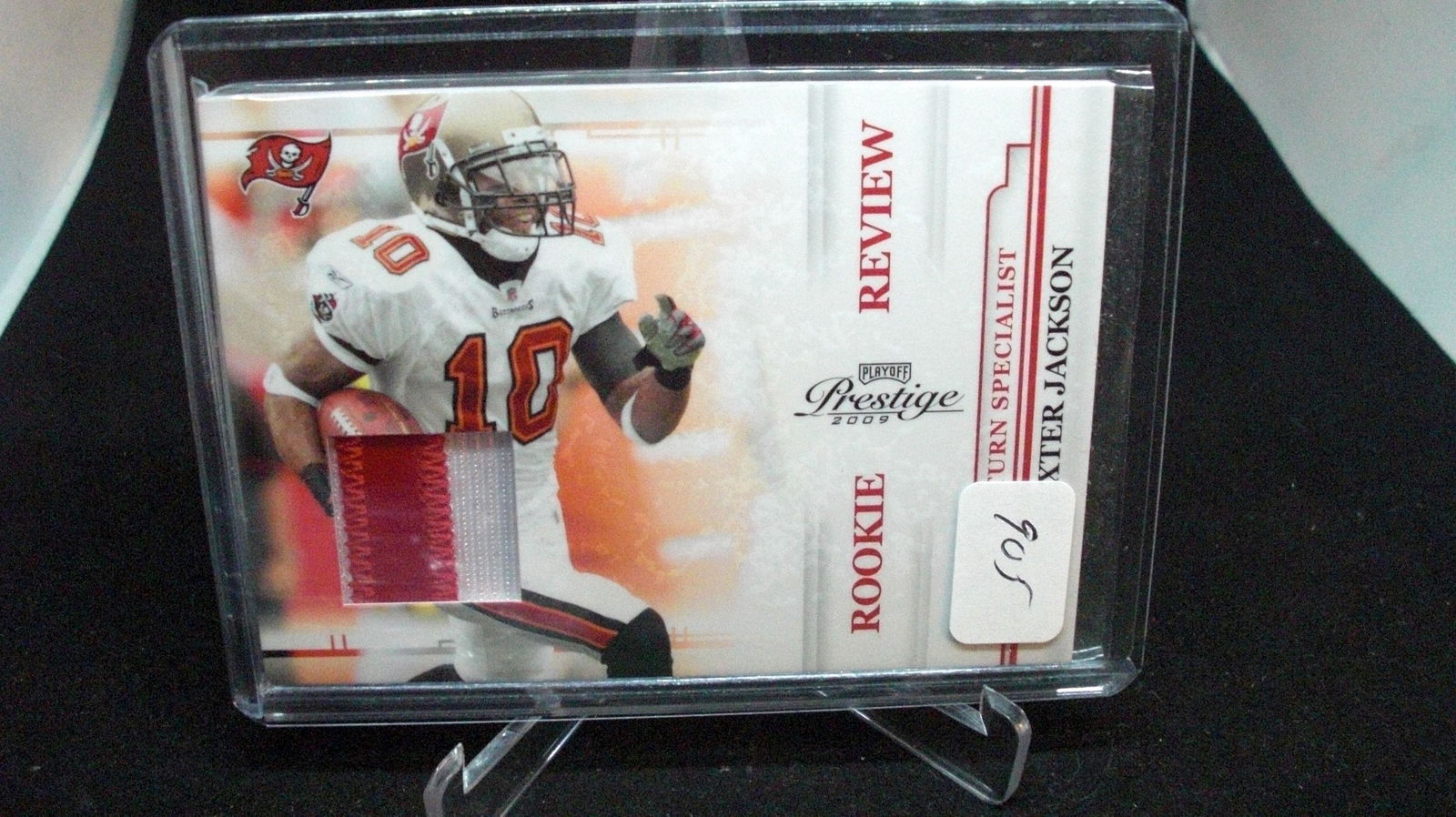 dexter jackson rookie jersey card 02/50 (1 of 1)