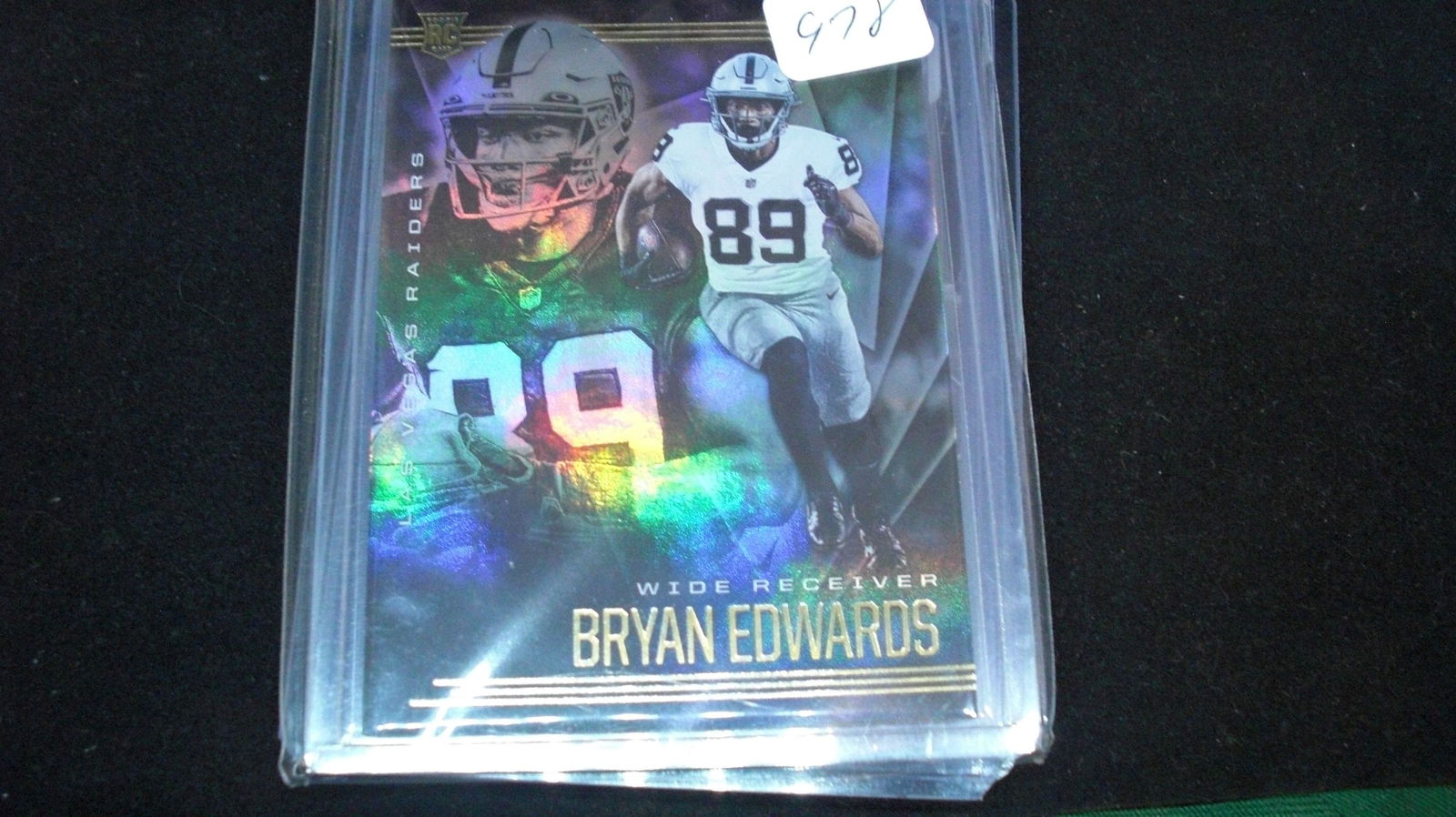 bryan edwards rookie card (1 of 1)