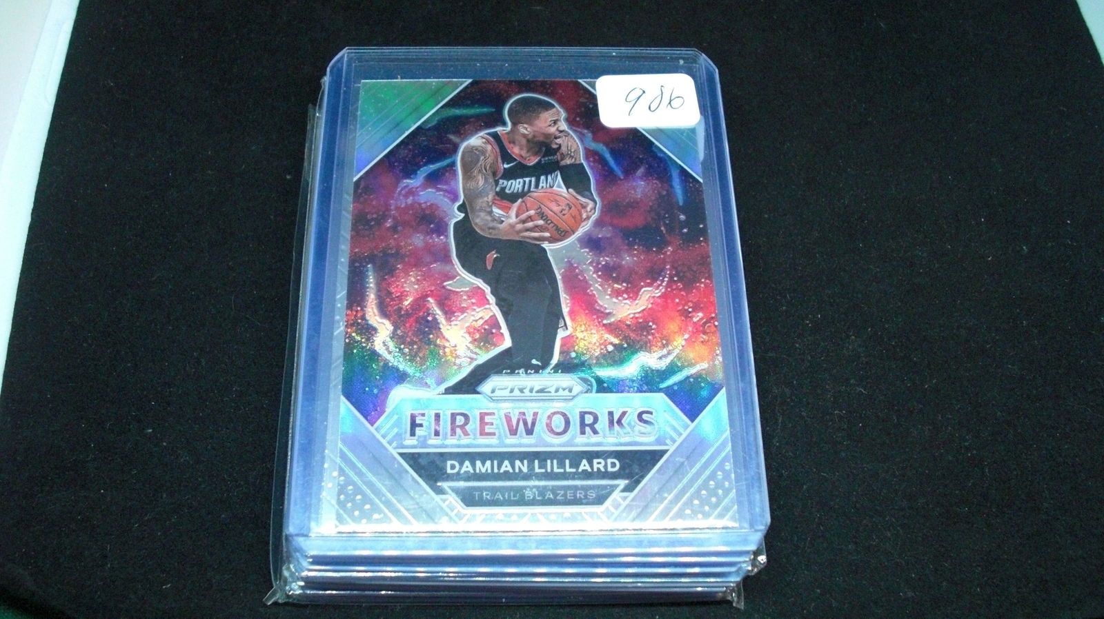 Damian Lillard silver fireworks (1 of 1)
