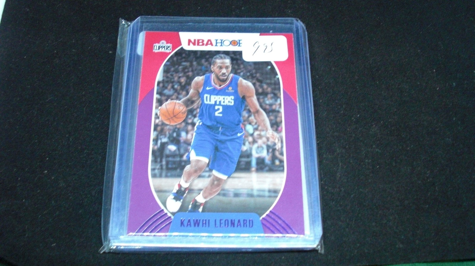 kawhi leonard puple foil sp: in top loader