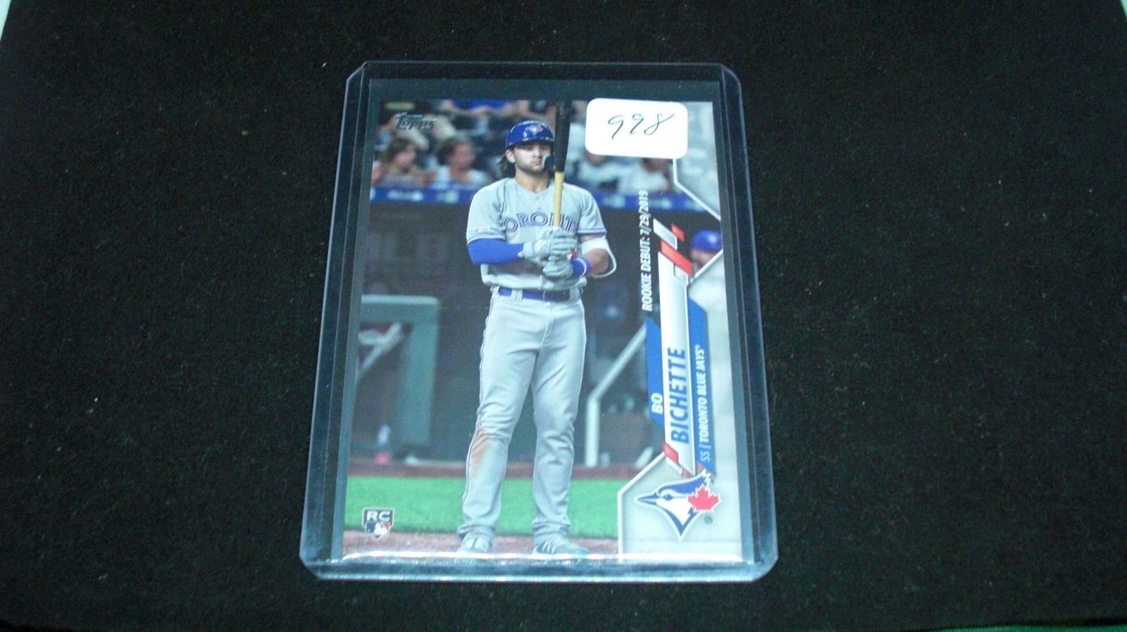 Bo bichette Blue Jays rookie card (1 of 1)