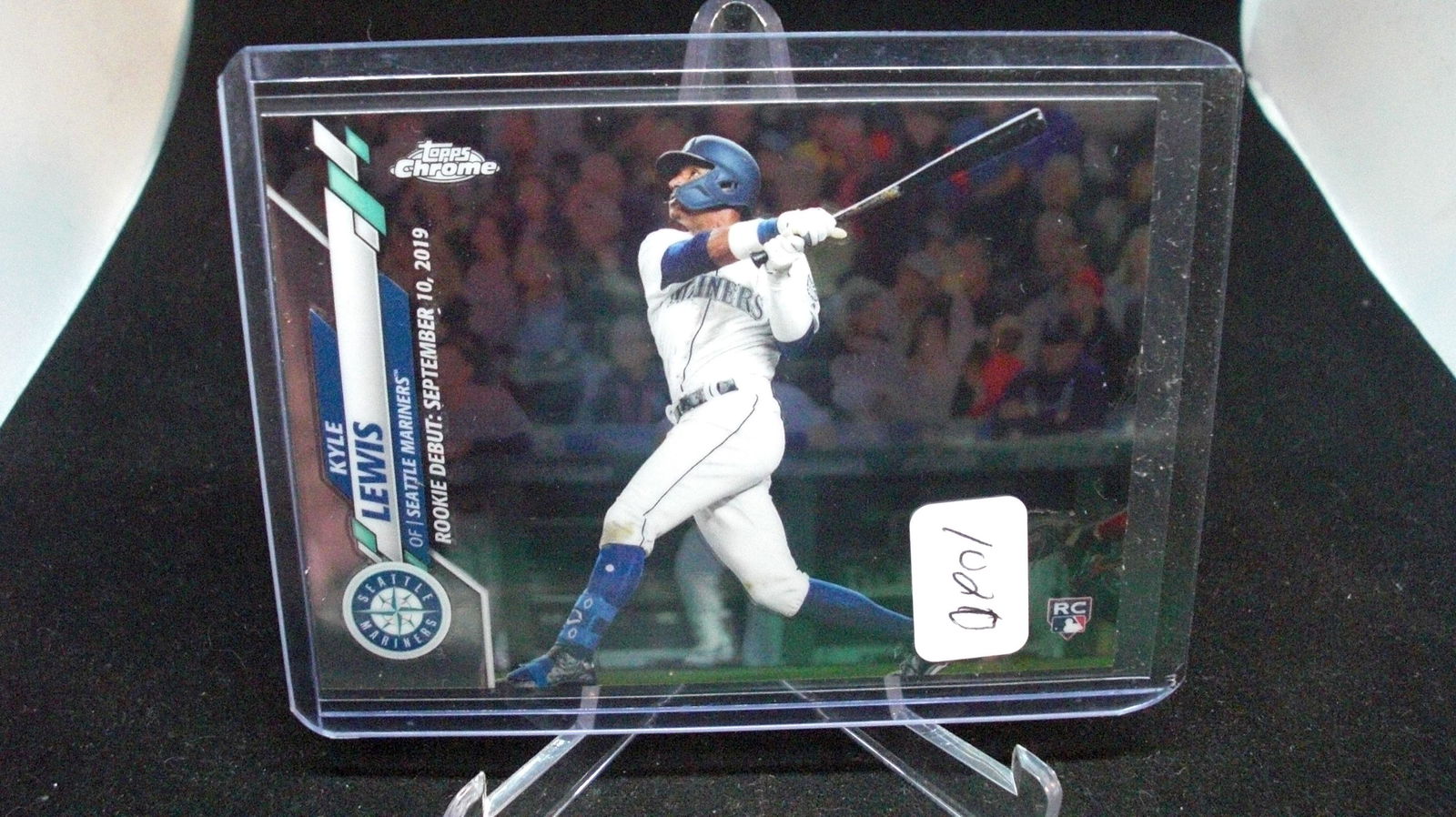 Kyle Lewis Topps Chrome rookie card (1 of 1)