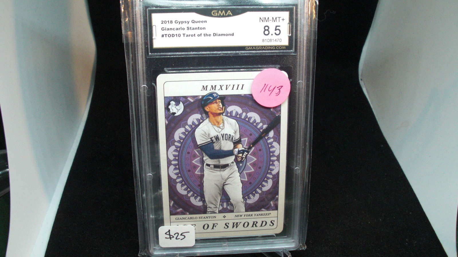 gma graded 8.5 giancarlo stanton gypsy queen: gma graded 8.5 giancarlo stanton gypsy queen