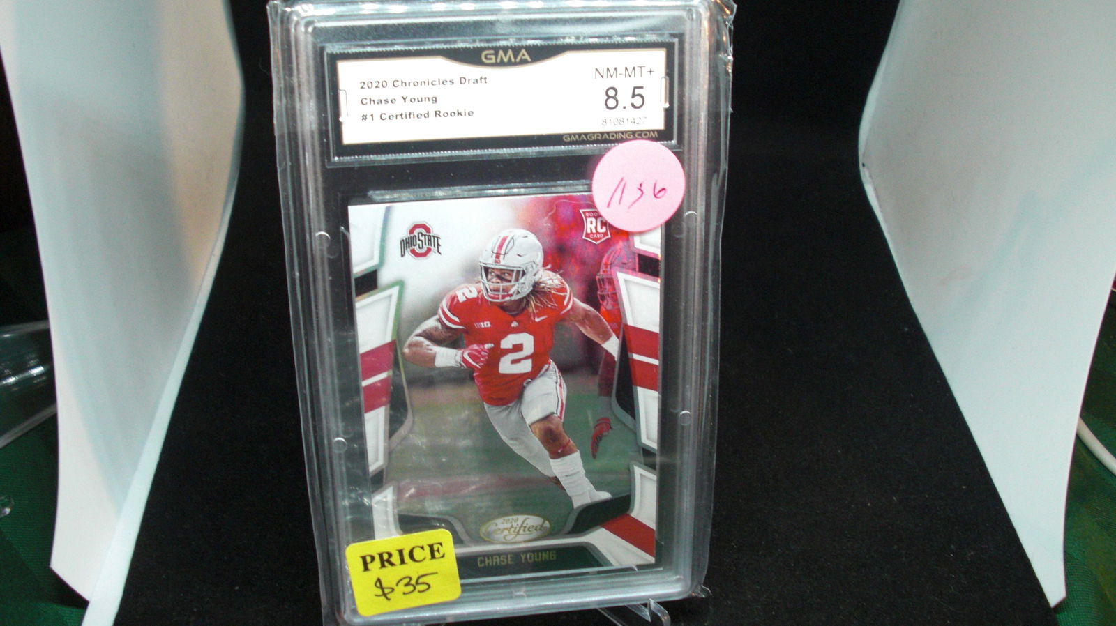 gma graded 8.5 chase young certified rookie (1 of 1)