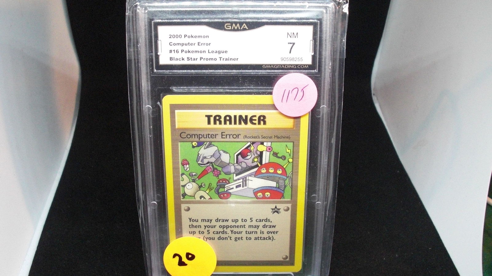 GMA graded 2000 PokÃ©mon computer error (1 of 1)