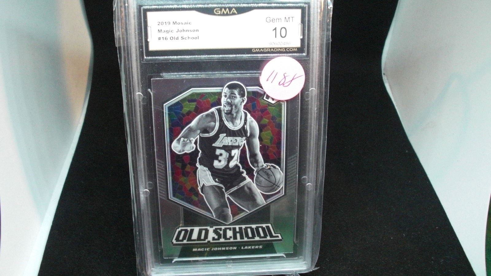 GMA graded mint 10 Magic Johnson old school mosaic (1 of 1)