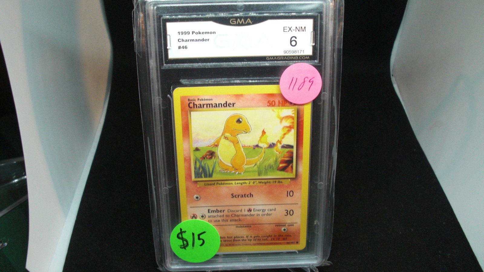 GMA graded six 1999 PokÃ©mon charmander (1 of 1)