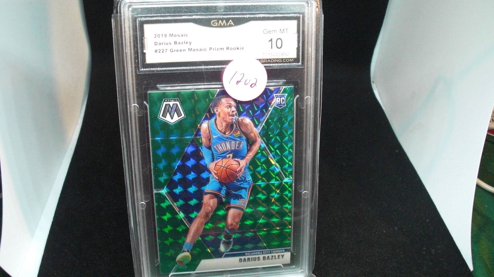 GmA mint 10 Darius bazley rookie green mosaic (1 of 1)
