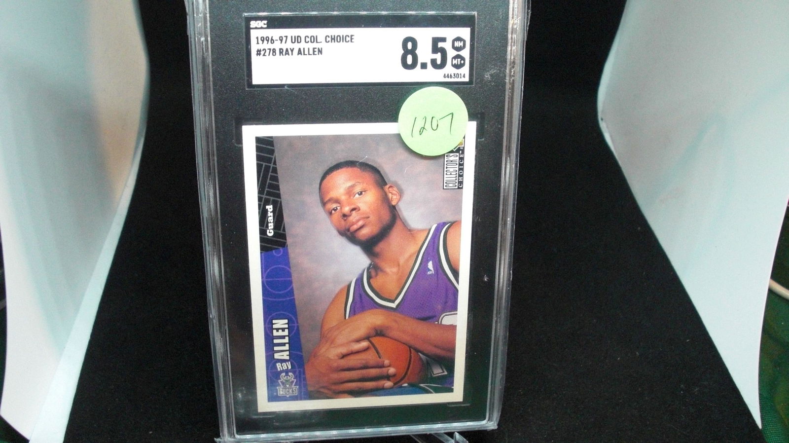 SGC graded 8.5 Ray Allen rookie card (1 of 1)
