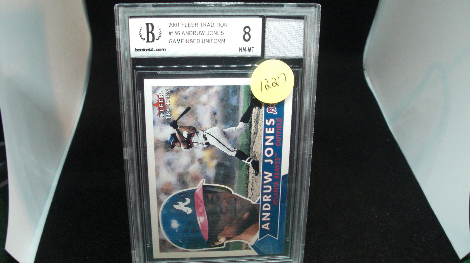 beckett graded 8 andruw jones card (1 of 1)