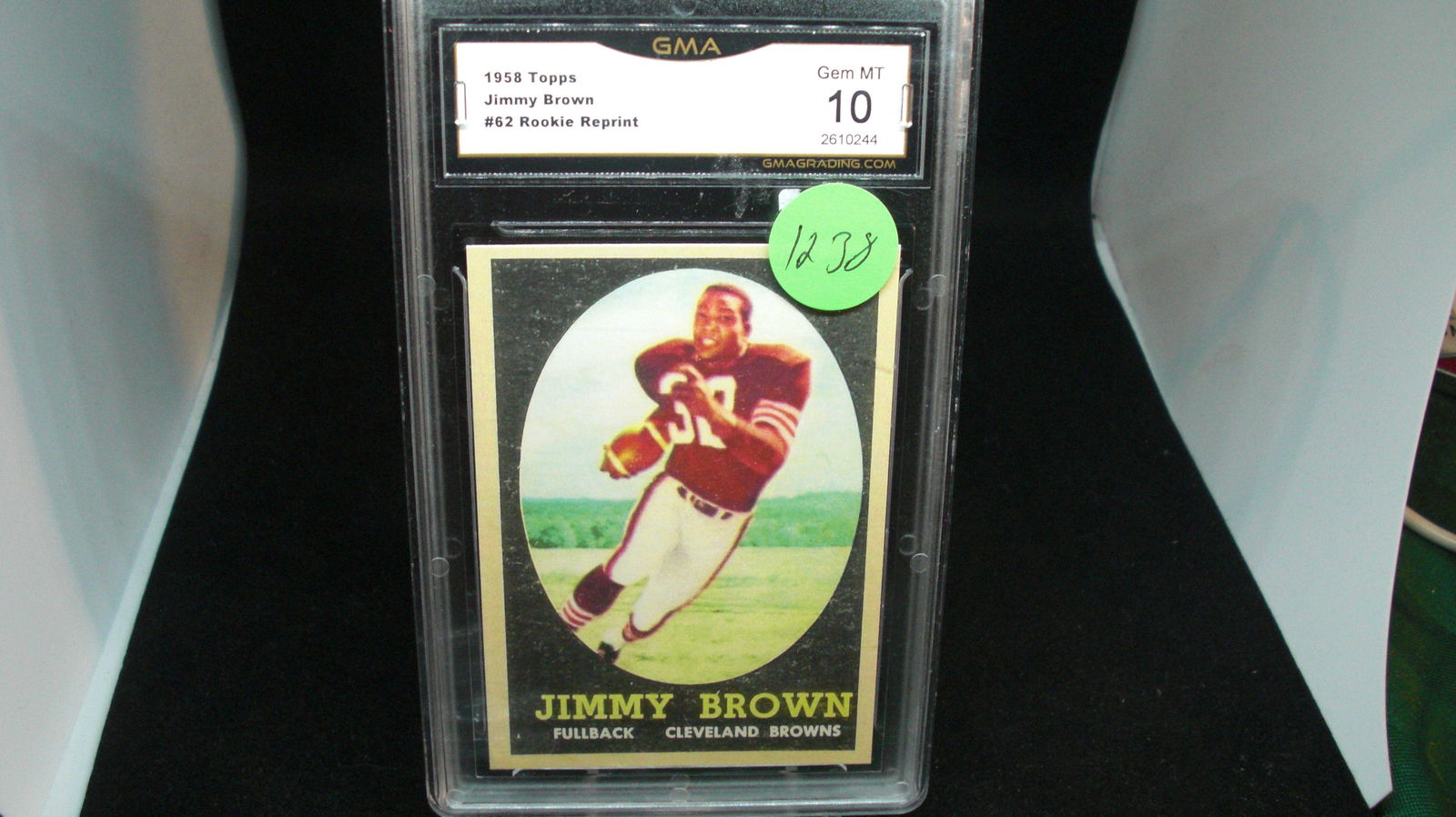 gma mint 10 1958 jim brown reprint (1 of 1)