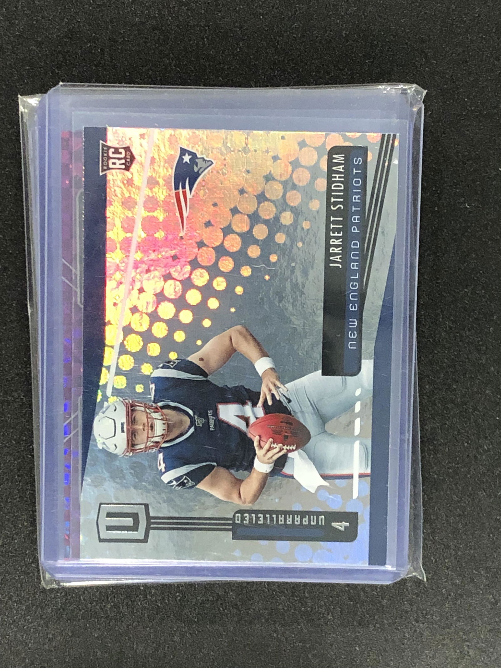 Jarrett Stidham unparlelled rookie (1 of 1)
