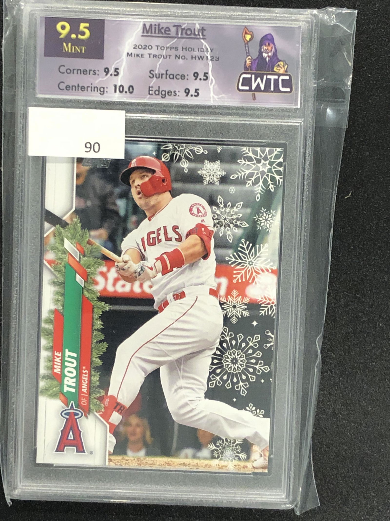 Mike Trout topps holiday CWTC 9.5 mint (1 of 1)